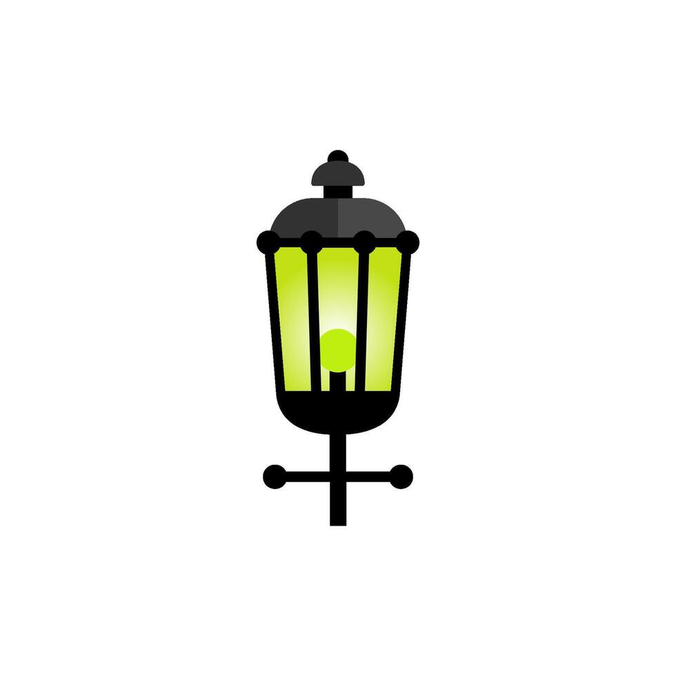 Garten Lampe Symbol Vektor Design Vorlagen einfach