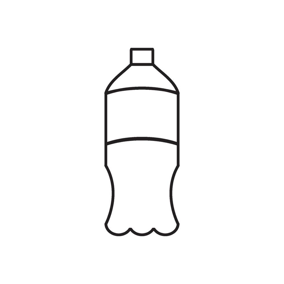 Gallonen und Flasche Symbol Vektor Design Vorlage