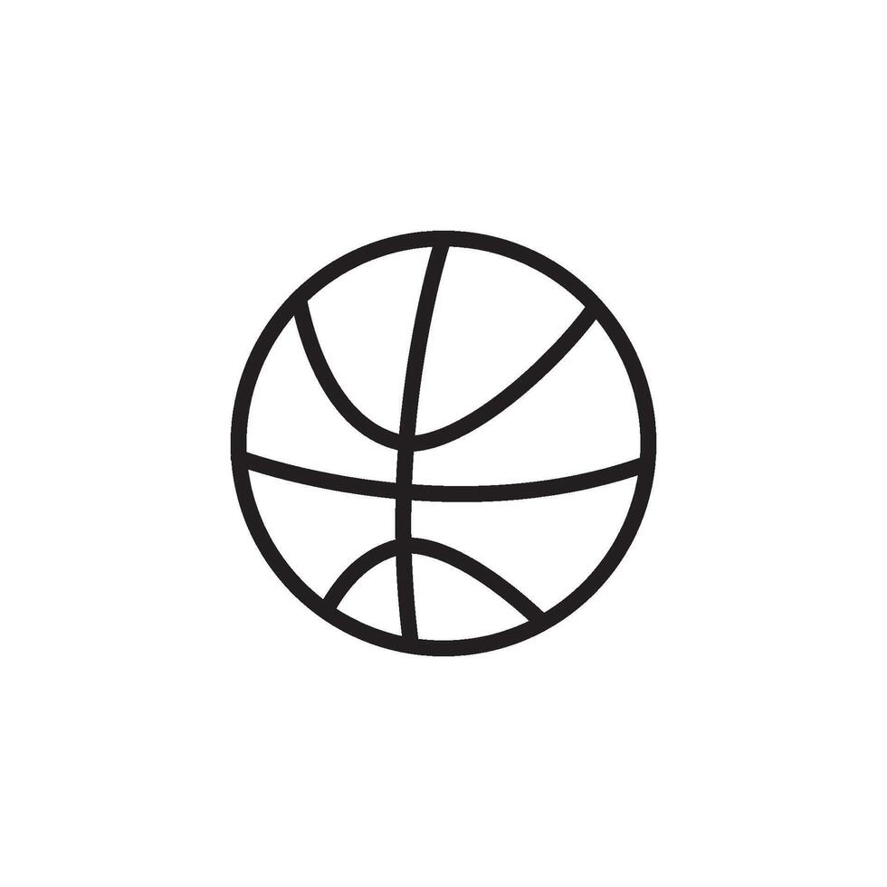 Basketball Symbol Vektor Design Vorlagen