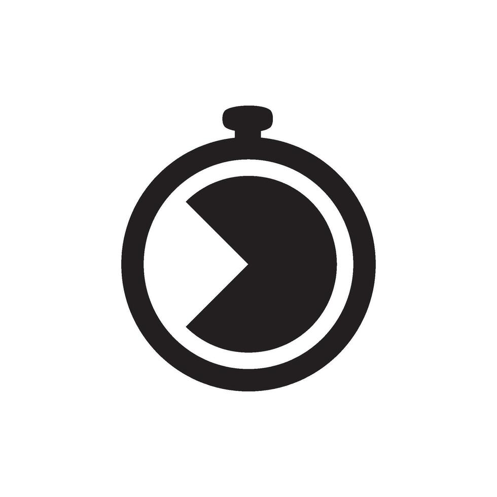 Uhr und Uhr Zeit Symbol Vektor Design Vorlage