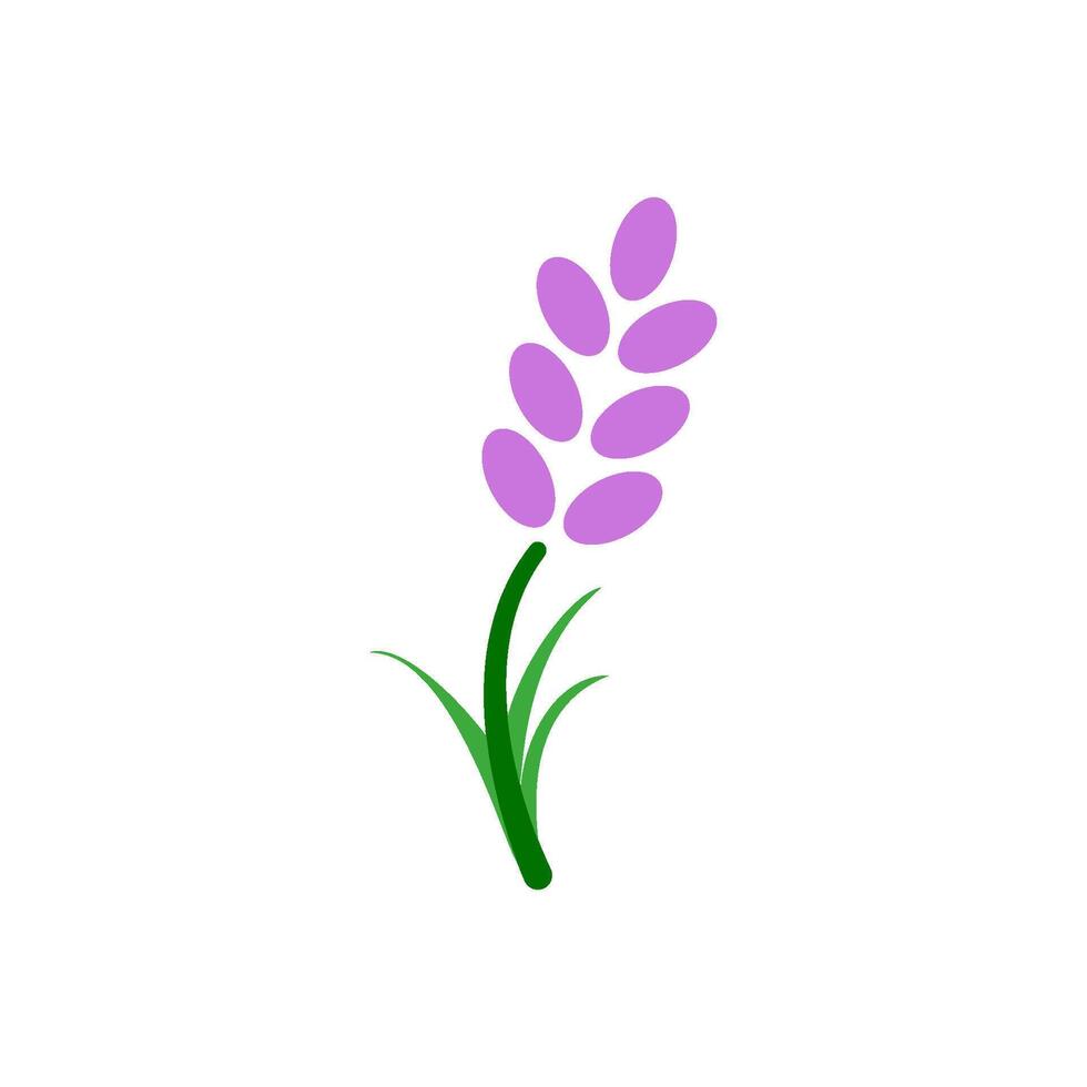 Lavendel Symbol Vektor Design Vorlagen