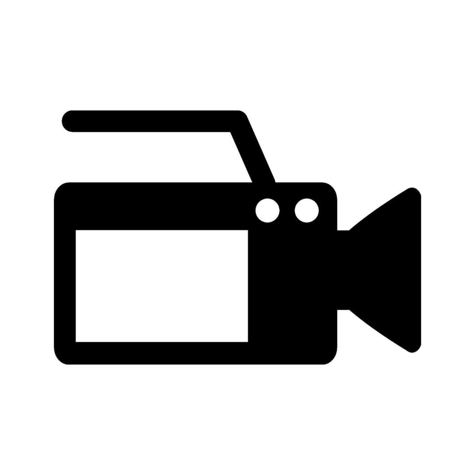 Video Kamera Symbol Vektor Design Vorlage