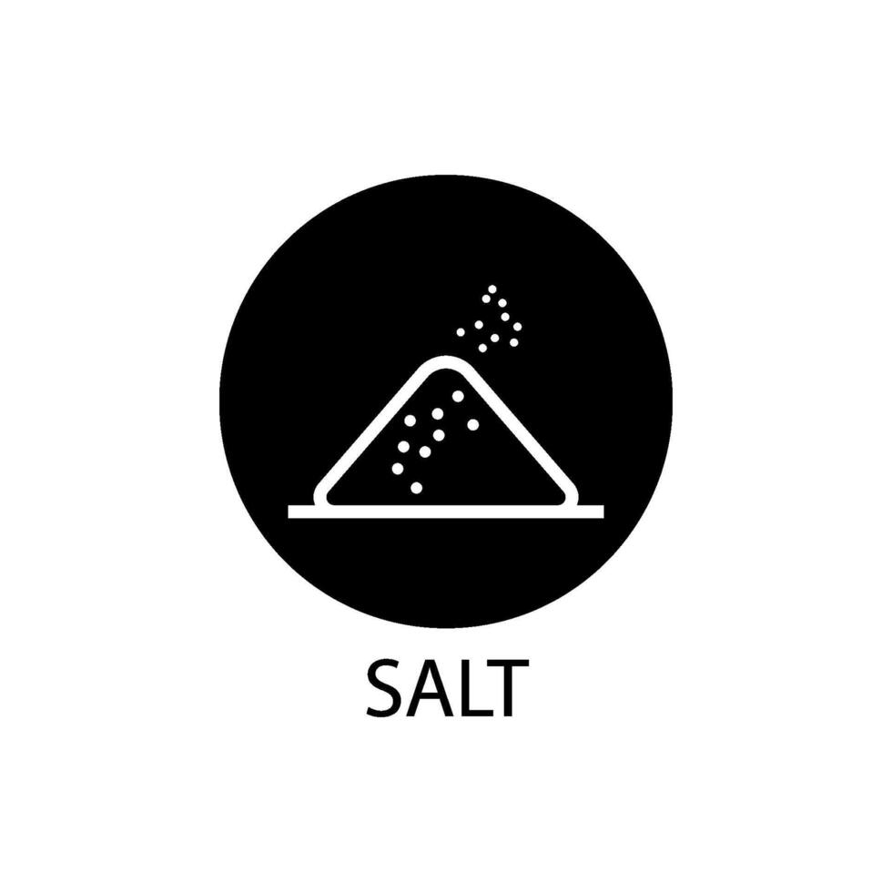 salt ikon vektor design mallar