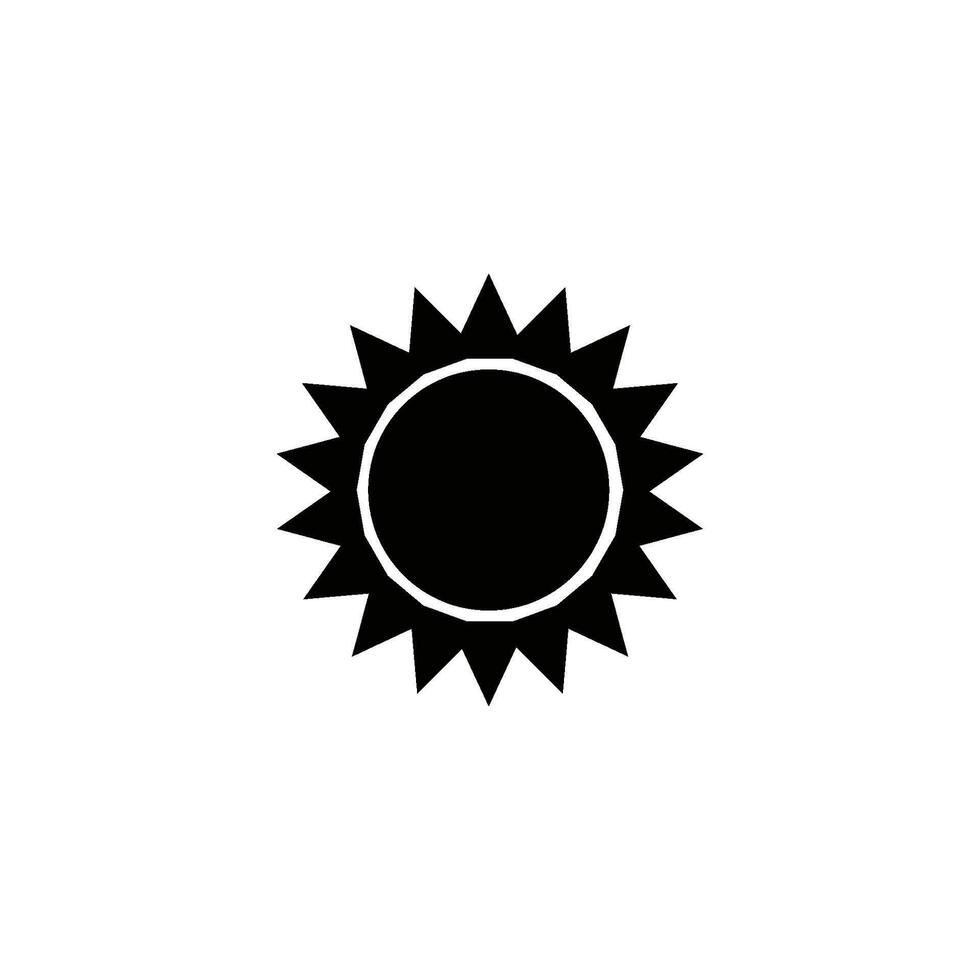 Sonne Symbol Vektor Design Vorlage