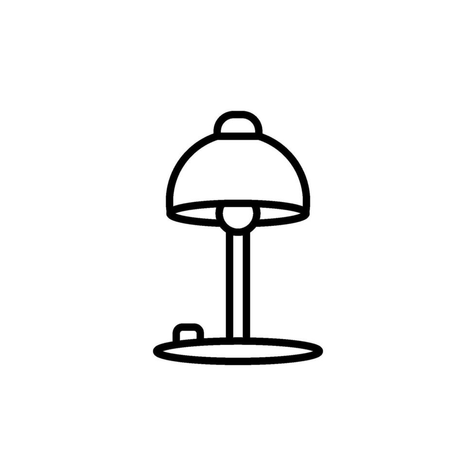 Lampe Symbol Vektor Design Vorlagen