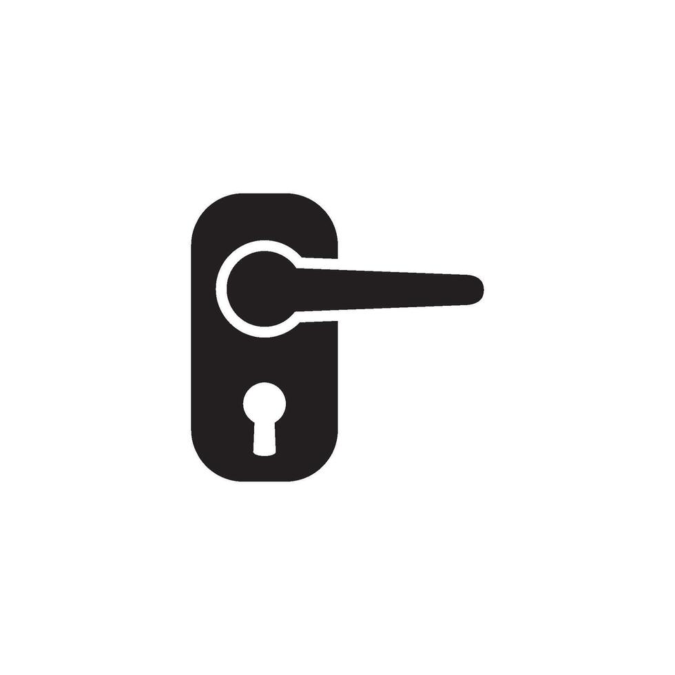 Tür Griff Symbol Vektor Design Vorlage