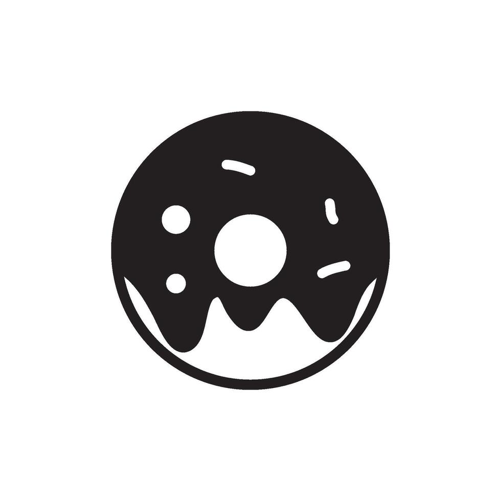 Donuts Symbol Vektor Design Vorlagen einfach