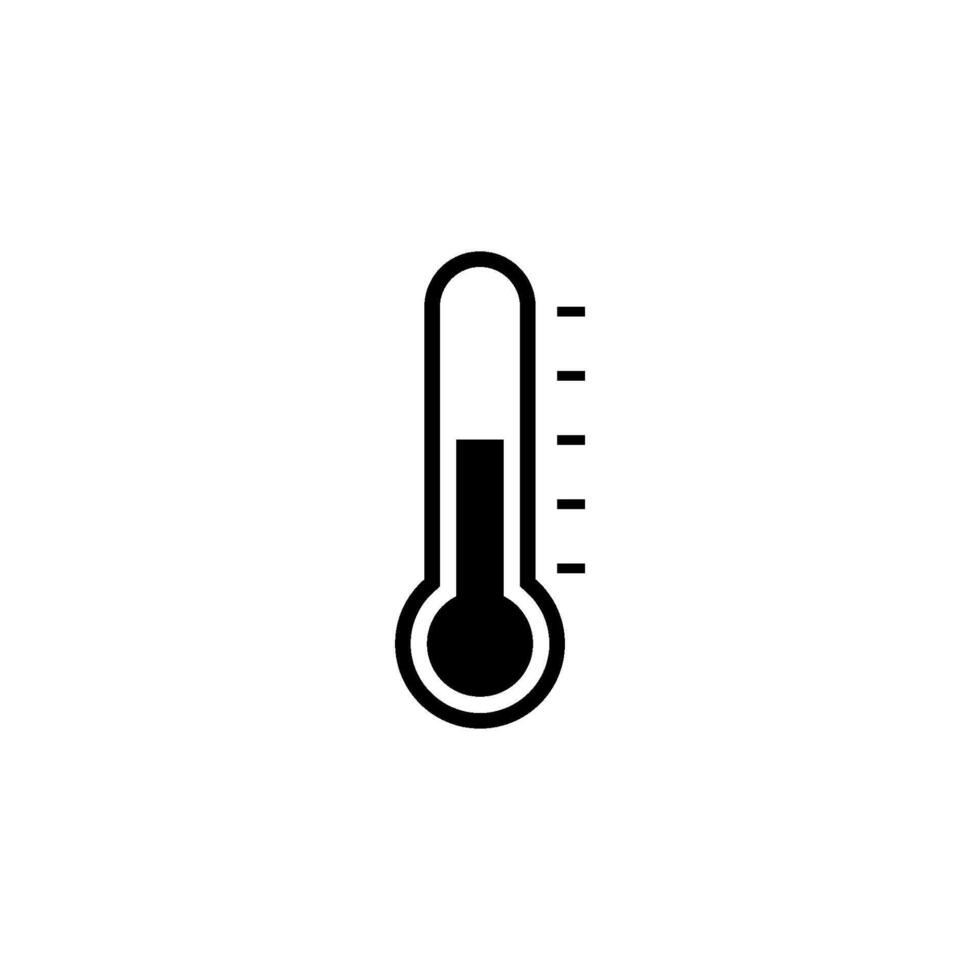Thermometer Symbol Vektor Design Vorlage