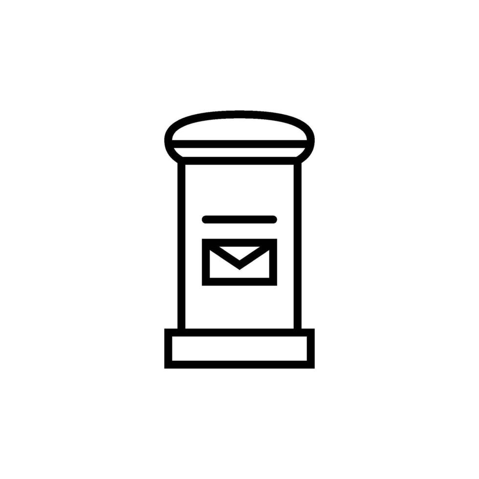 Brief und Mail Box Symbol Vektor Design Vorlagen