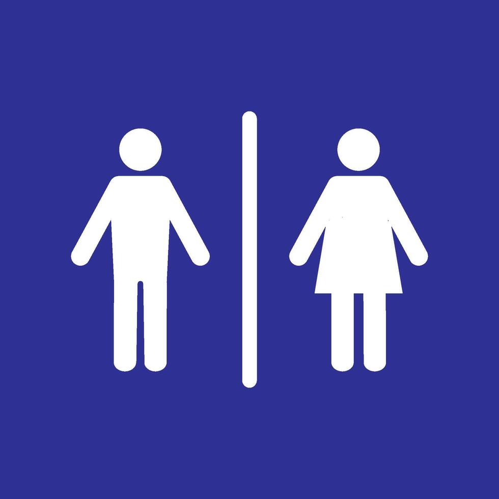 toalett ikon vektor design mallar