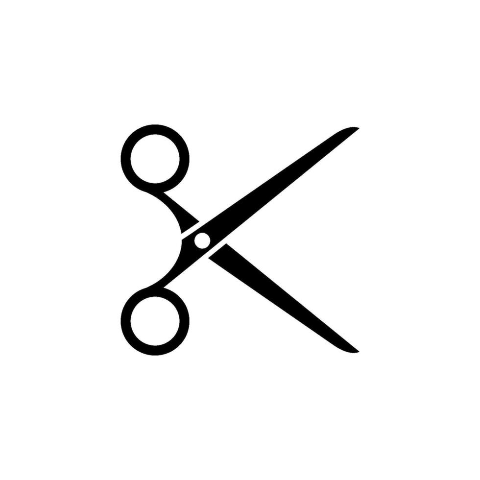 Schere Symbol Vektor Design Vorlagen