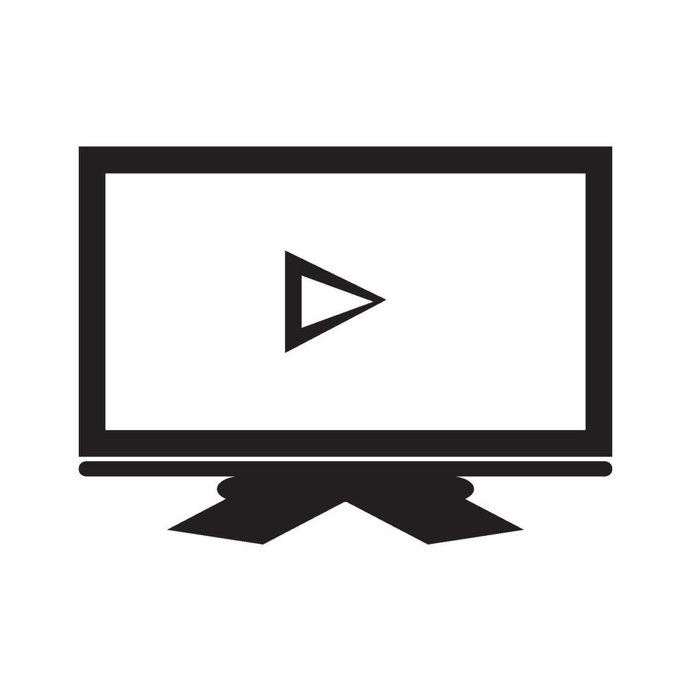 Fernsehen Symbol Vektor Design Vorlagen