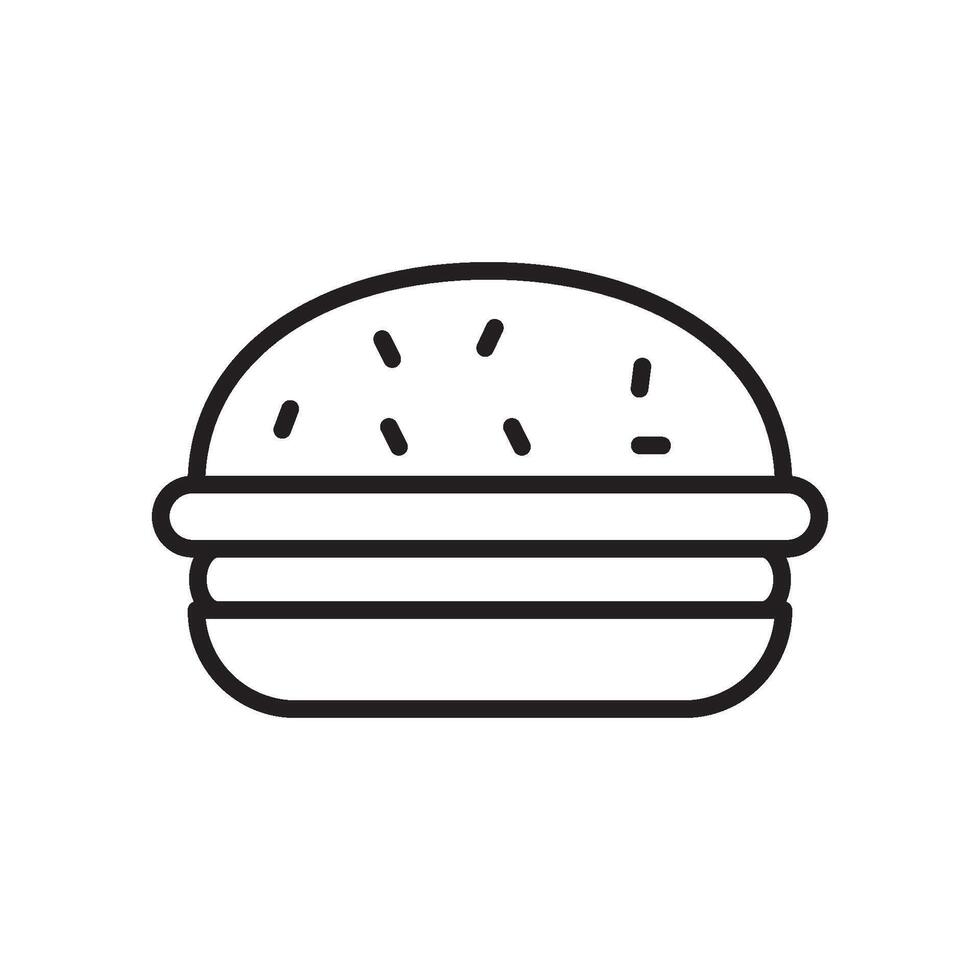 Hamburger Symbol Vektor Design Vorlagen