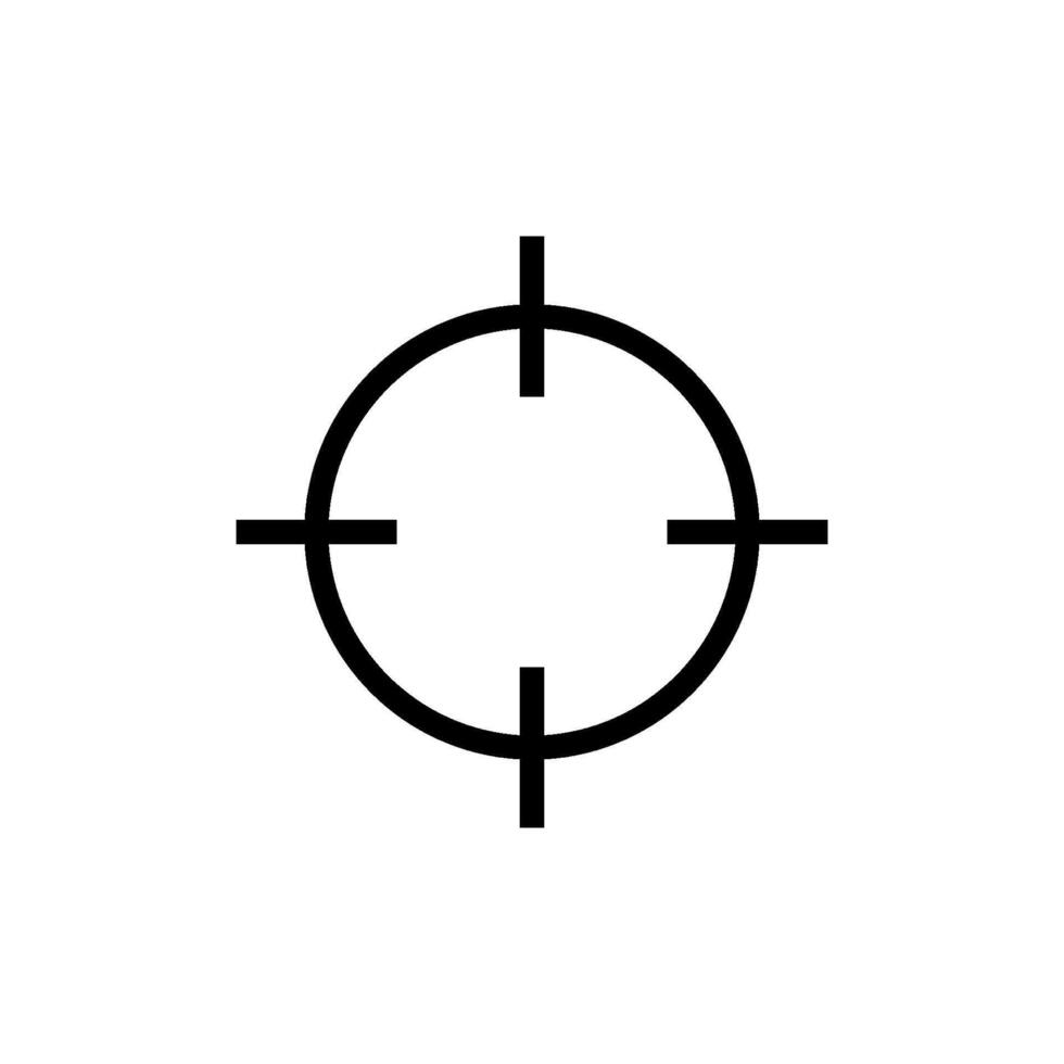 Ziel Symbol Vektor Design Vorlage