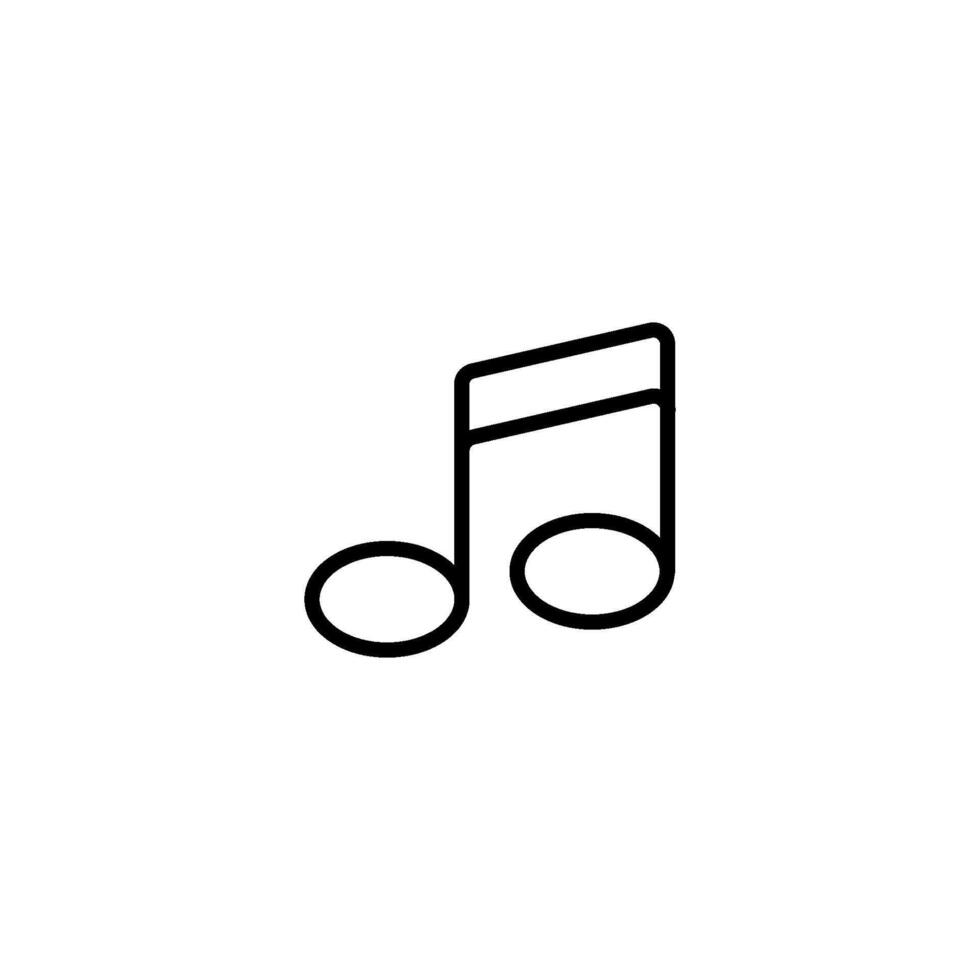 Musik- Symbol Vektor Design Vorlagen einfach