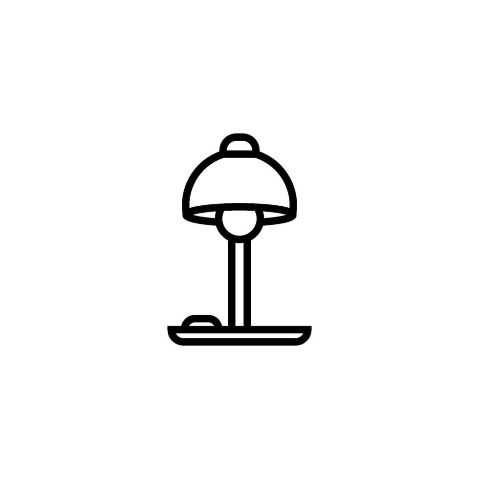 Lampe Symbol Vektor Design Vorlagen