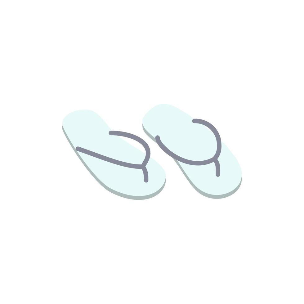 flip- flop ikon vektor design mallar enkel
