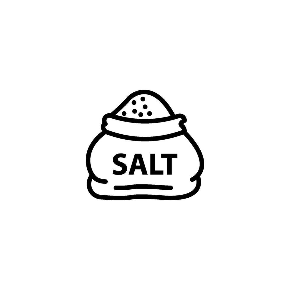 Salz- Symbol Vektor Design Vorlagen