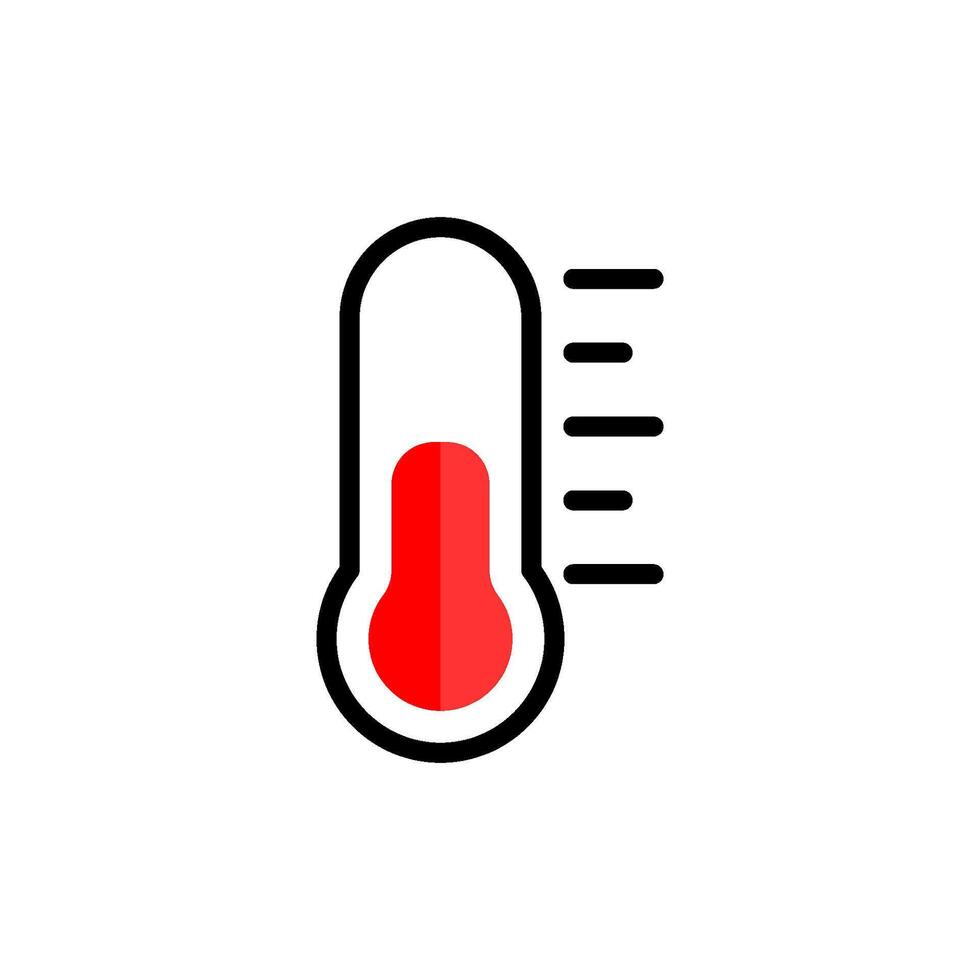 Thermometer Symbol Vektor Design Vorlagen