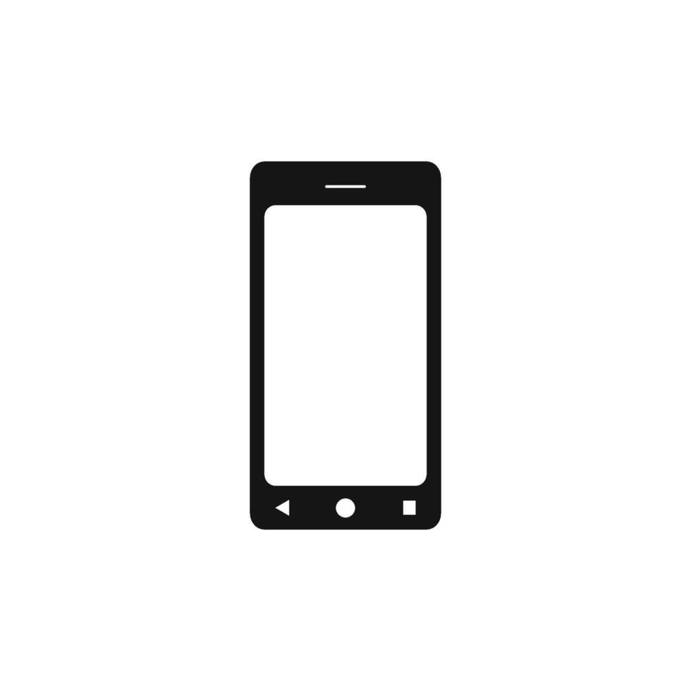 Telefon oder Handy, Mobiltelefon Telefon Smartphone Symbol Vektor Design Vorlage