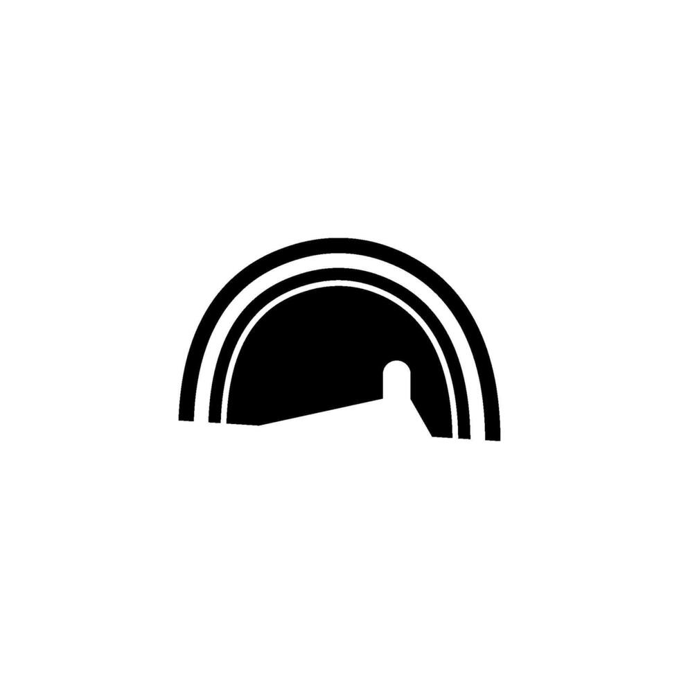 Tunnel Symbol Vektor Design Vorlagen