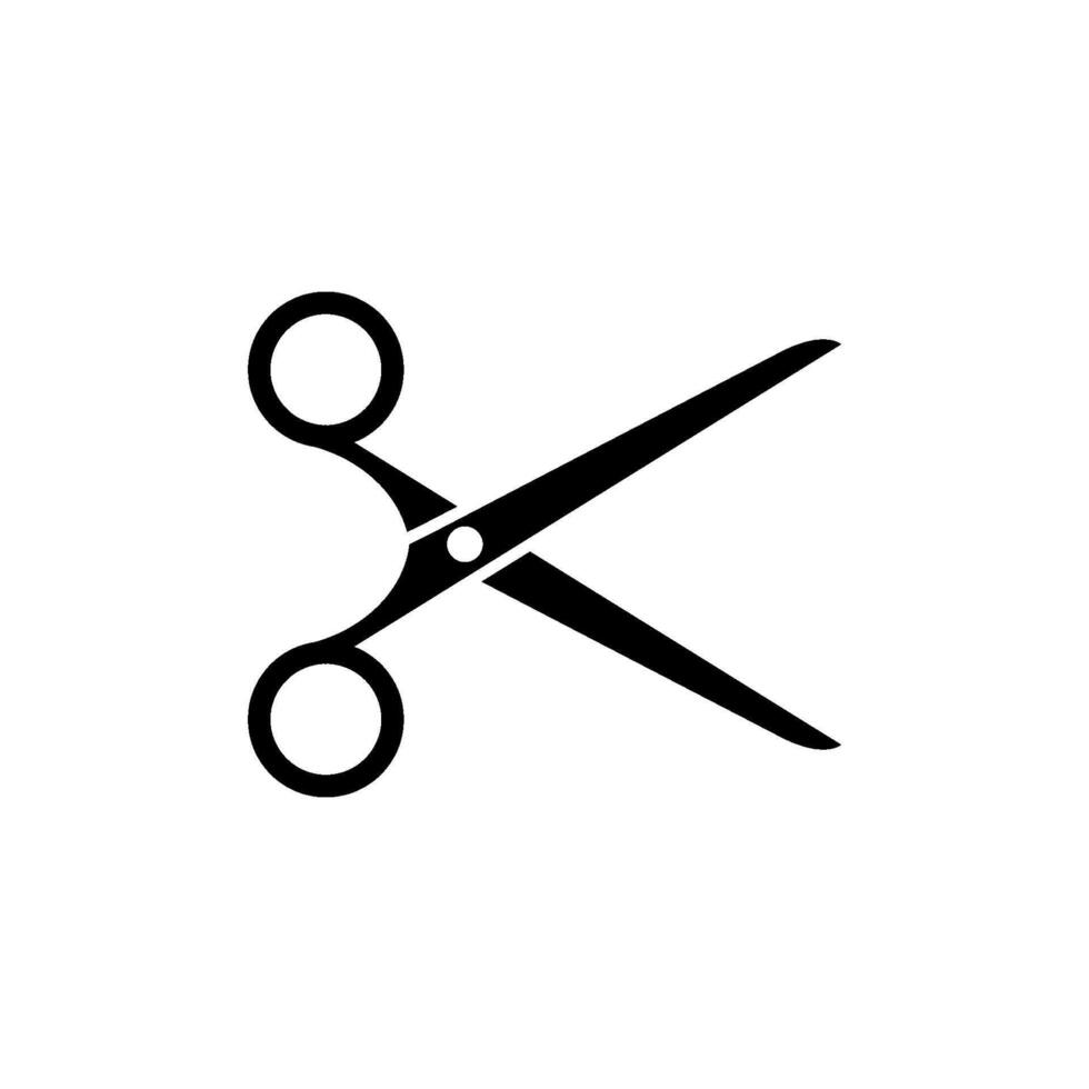 Schere Symbol Vektor Design Vorlagen