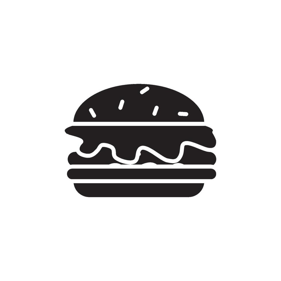 Hamburger Symbol Vektor Design Vorlagen