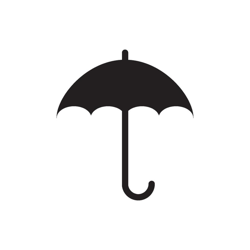 Regenschirm Symbol Vektor Design Vorlage