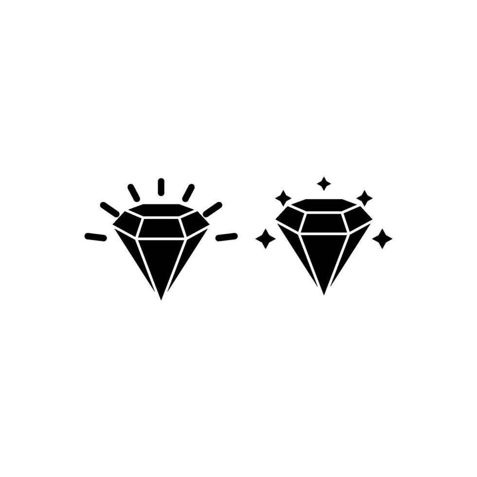 diamant trendig ikon vektor design mallar enkel
