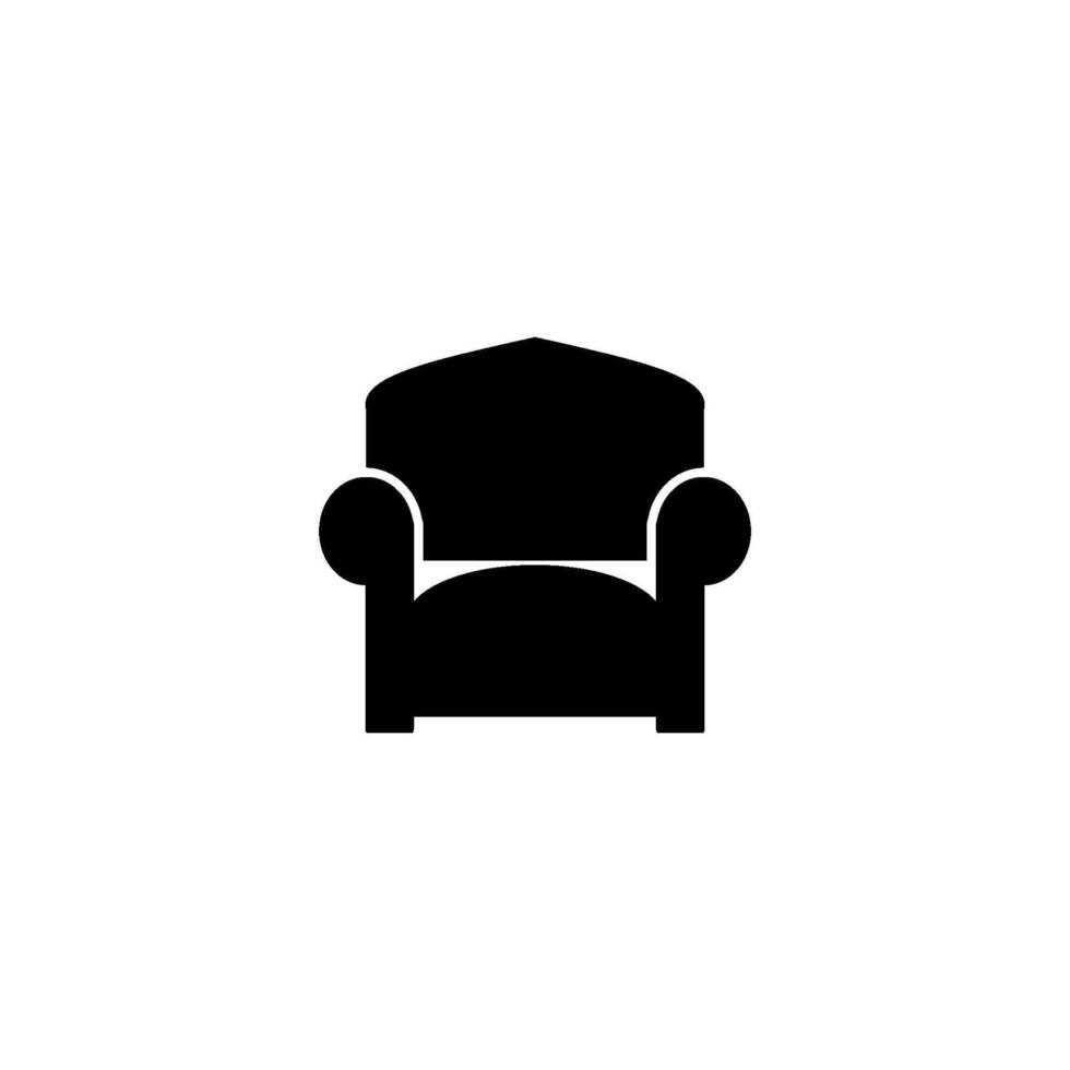 soffa ikon vektor design mallar
