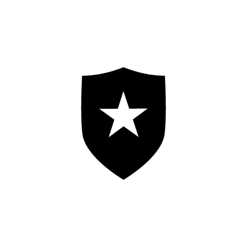 Star Schild Symbol Vektor Design Vorlage