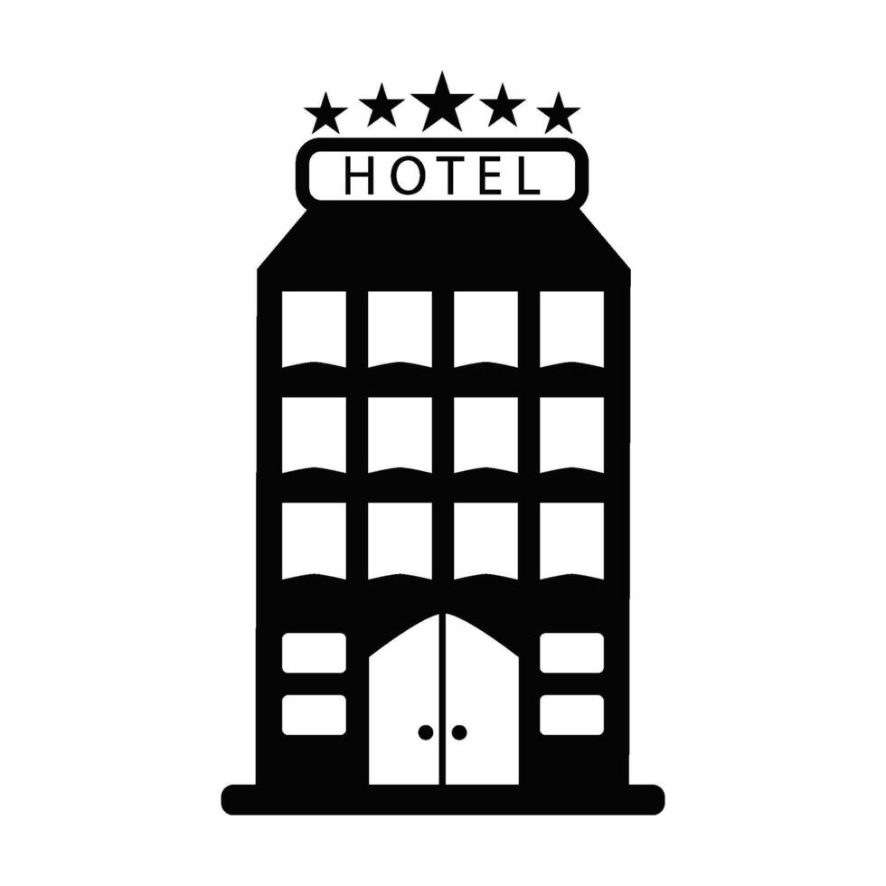 Gebäude Hotel Symbol Vektor Design Vorlage