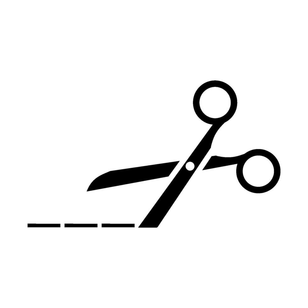scissor ikon vektor design mallar