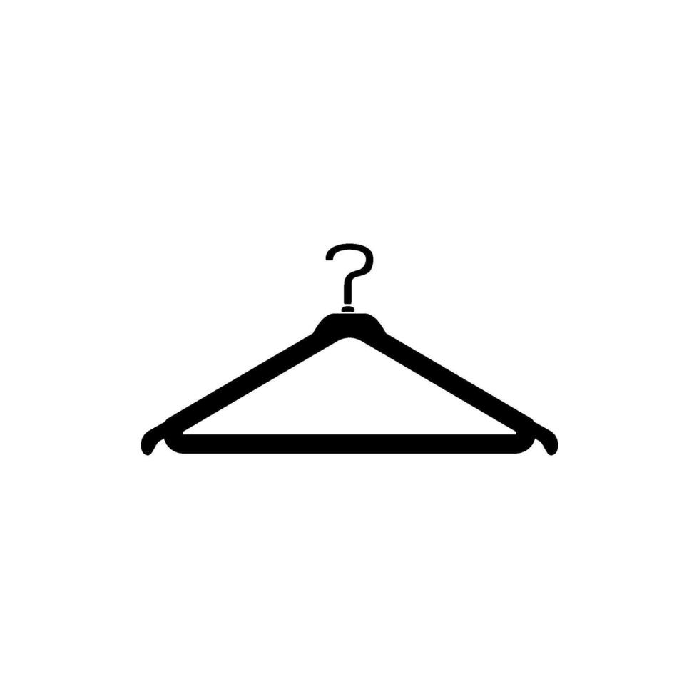 Kleider Aufhänger Symbol Vektor Design Vorlage