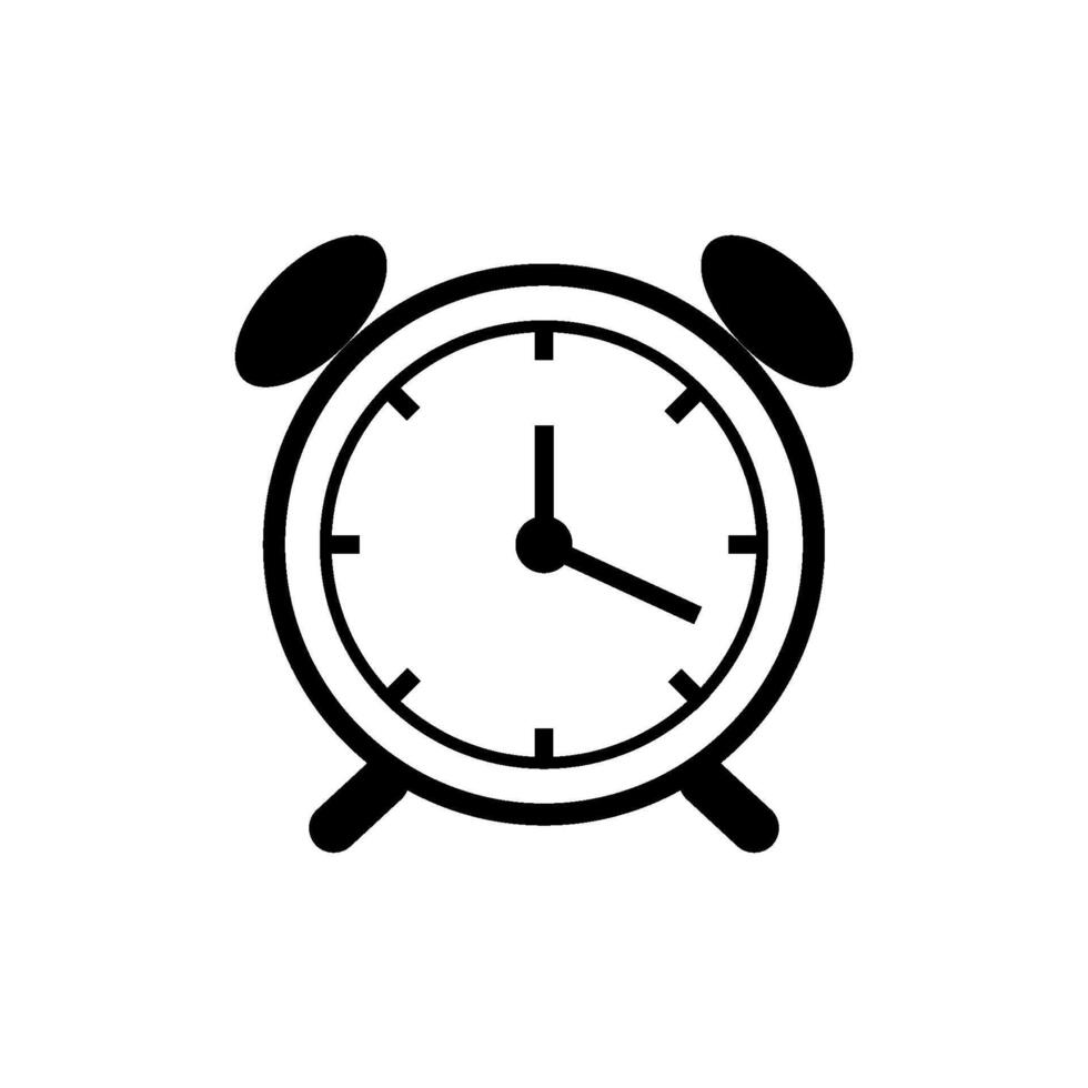 Uhr und Uhr Zeit Symbol Vektor Design Vorlage