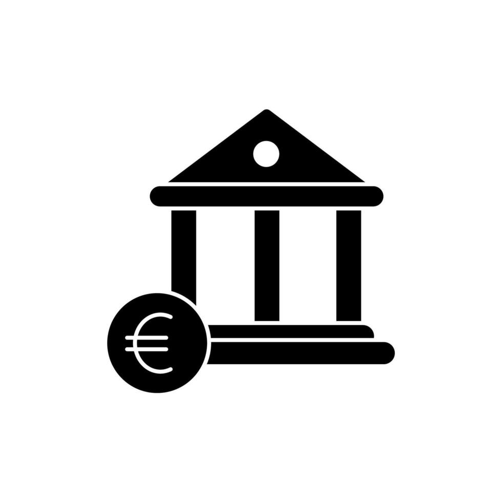 euro begrepp linje ikon. enkel element illustration. euro begrepp översikt symbol design. vektor