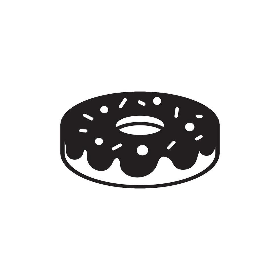 Donuts Symbol Vektor Design Vorlagen einfach