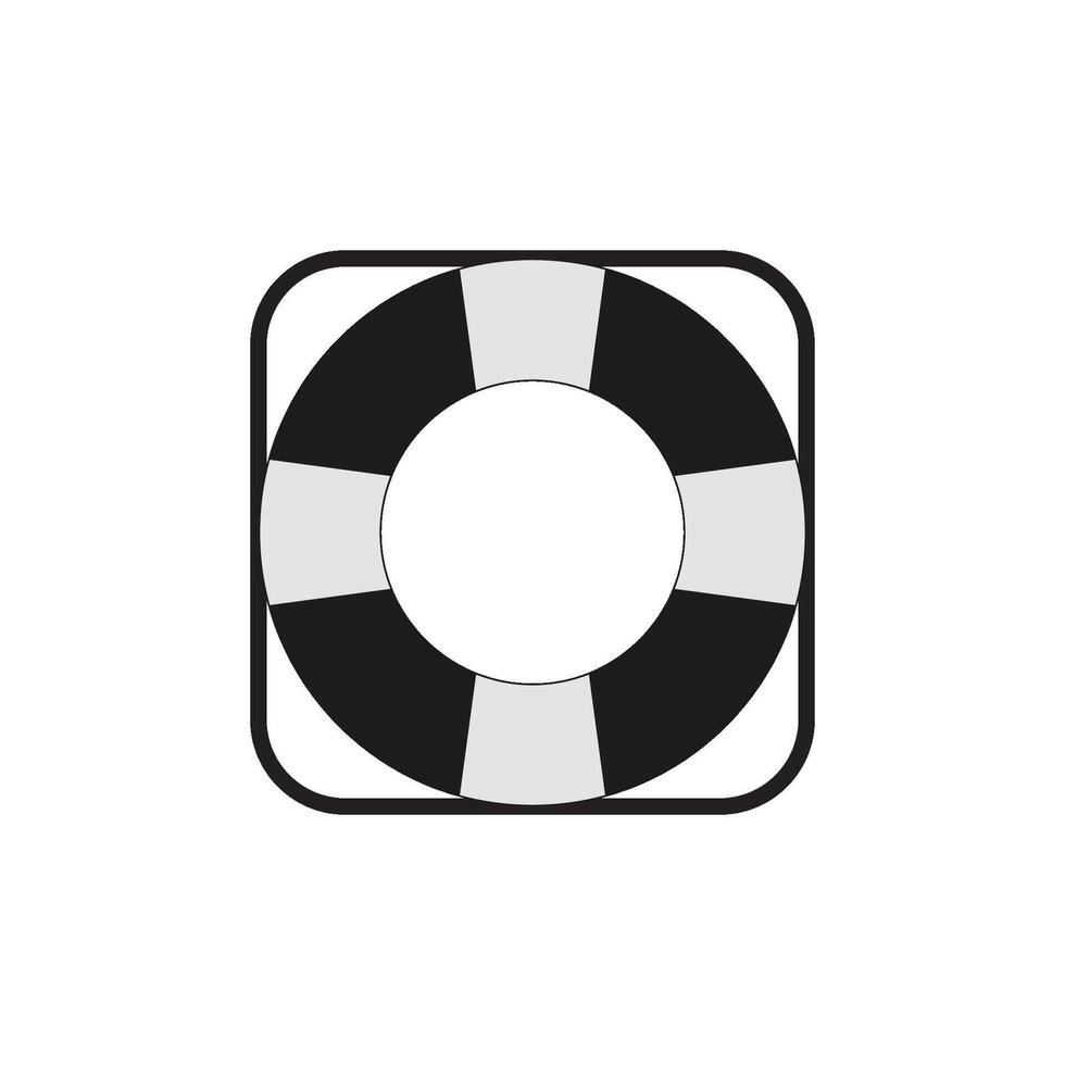 Rettungsring Symbol Vektor Design Vorlage