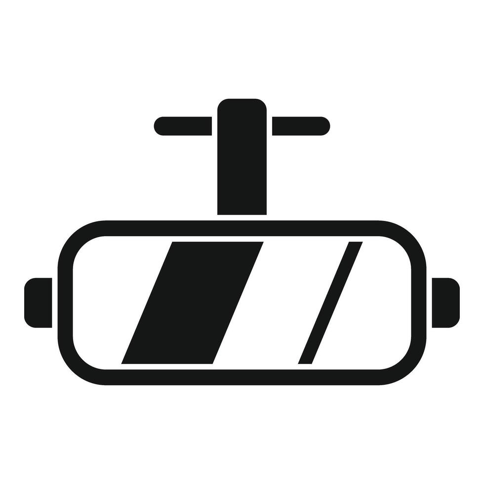 Glas vr Headset Symbol einfach Vektor. Sozial Glas Zukunft vektor