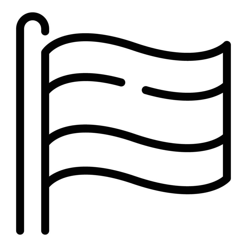österreichisch Flagge Symbol Gliederung Vektor. National Land Symbol vektor