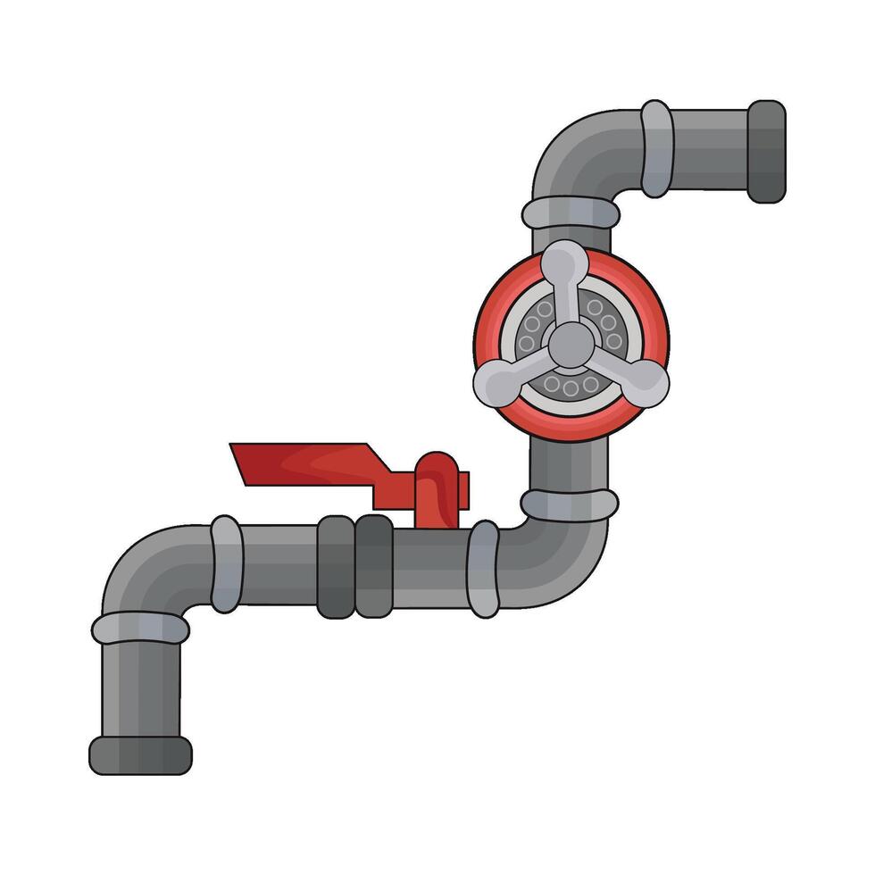 Illustration von Wasser Rohr vektor