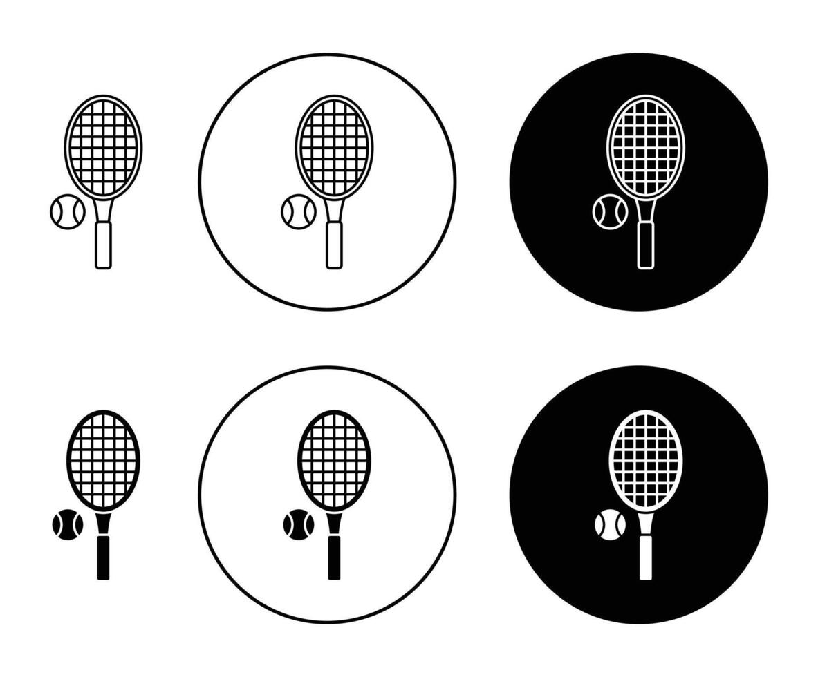 Tennis-Vektor-Symbol vektor