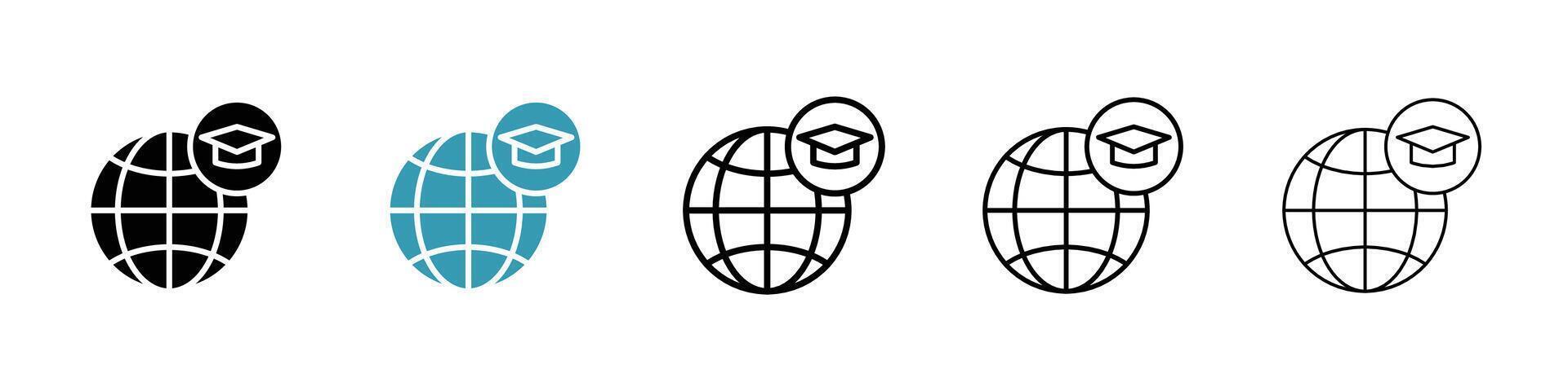 Welt Universität Symbol vektor