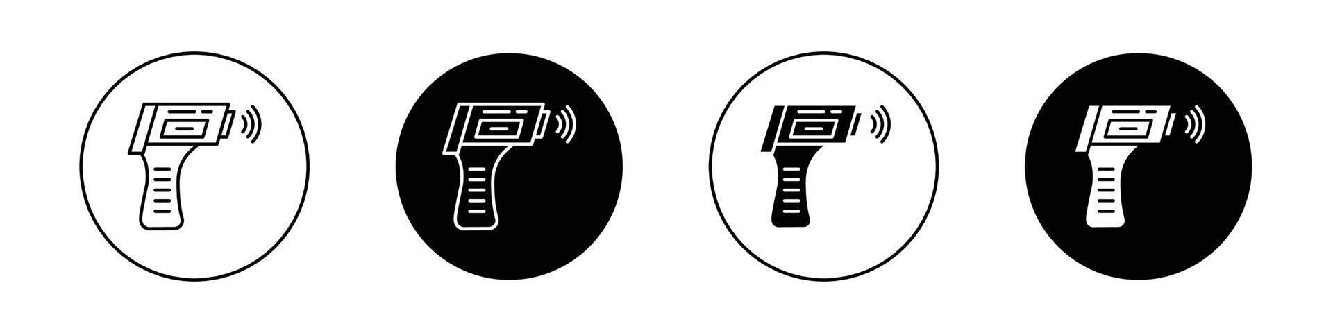 kontaktlos Infrarot Thermometer Symbol vektor