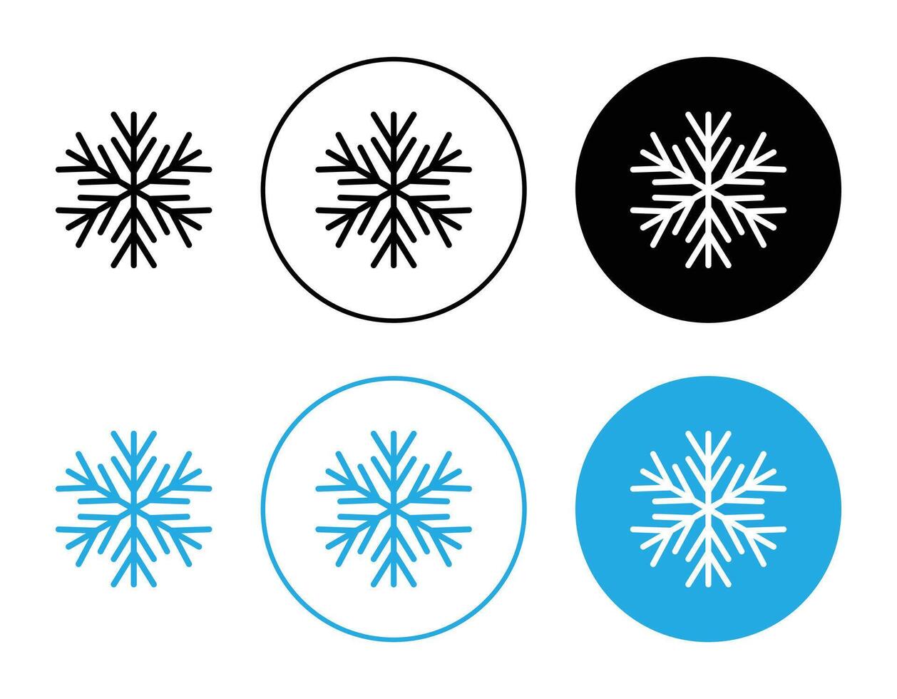 Schnee Vektor Symbol