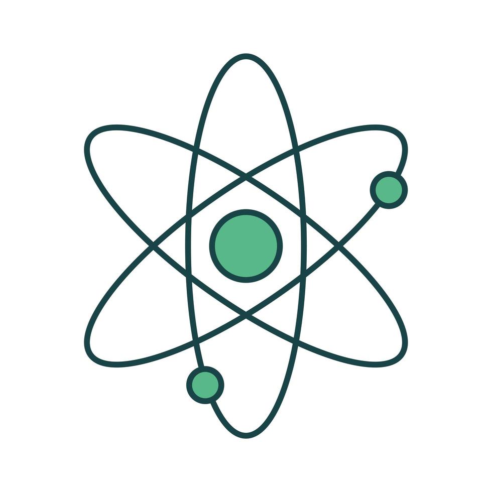 grünes Atom-Design vektor