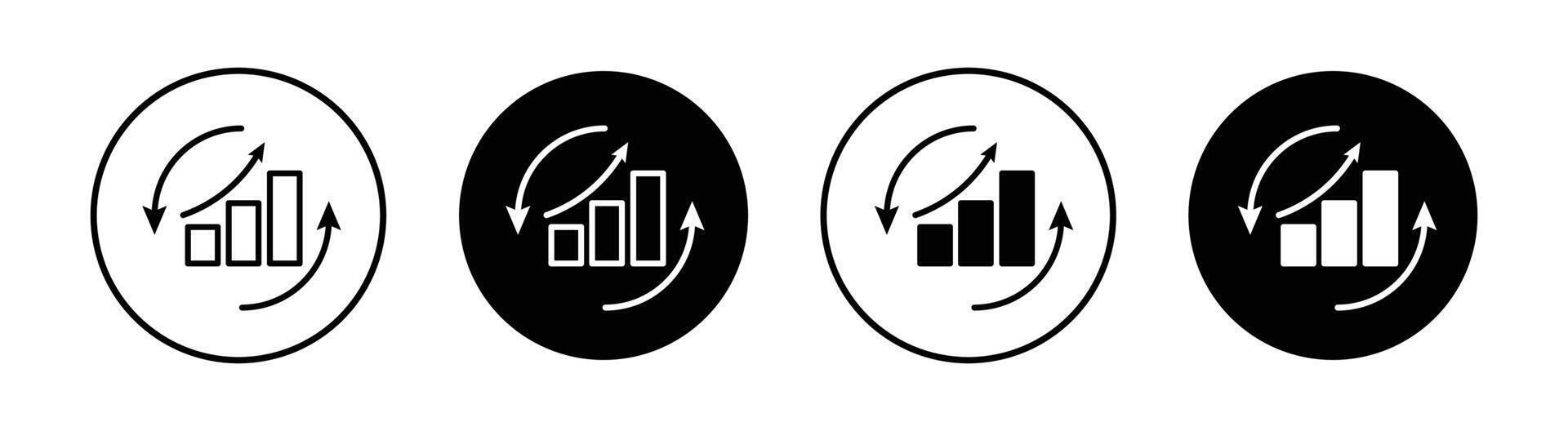 kontinuierlich Verbesserung Symbol vektor