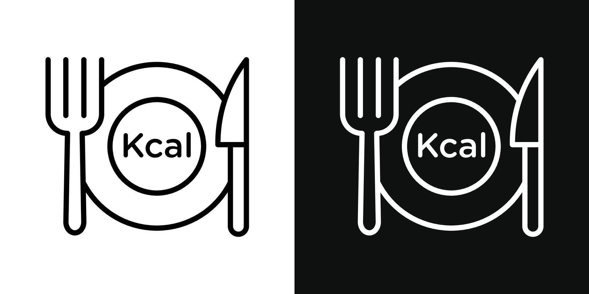 kcal vektor ikon