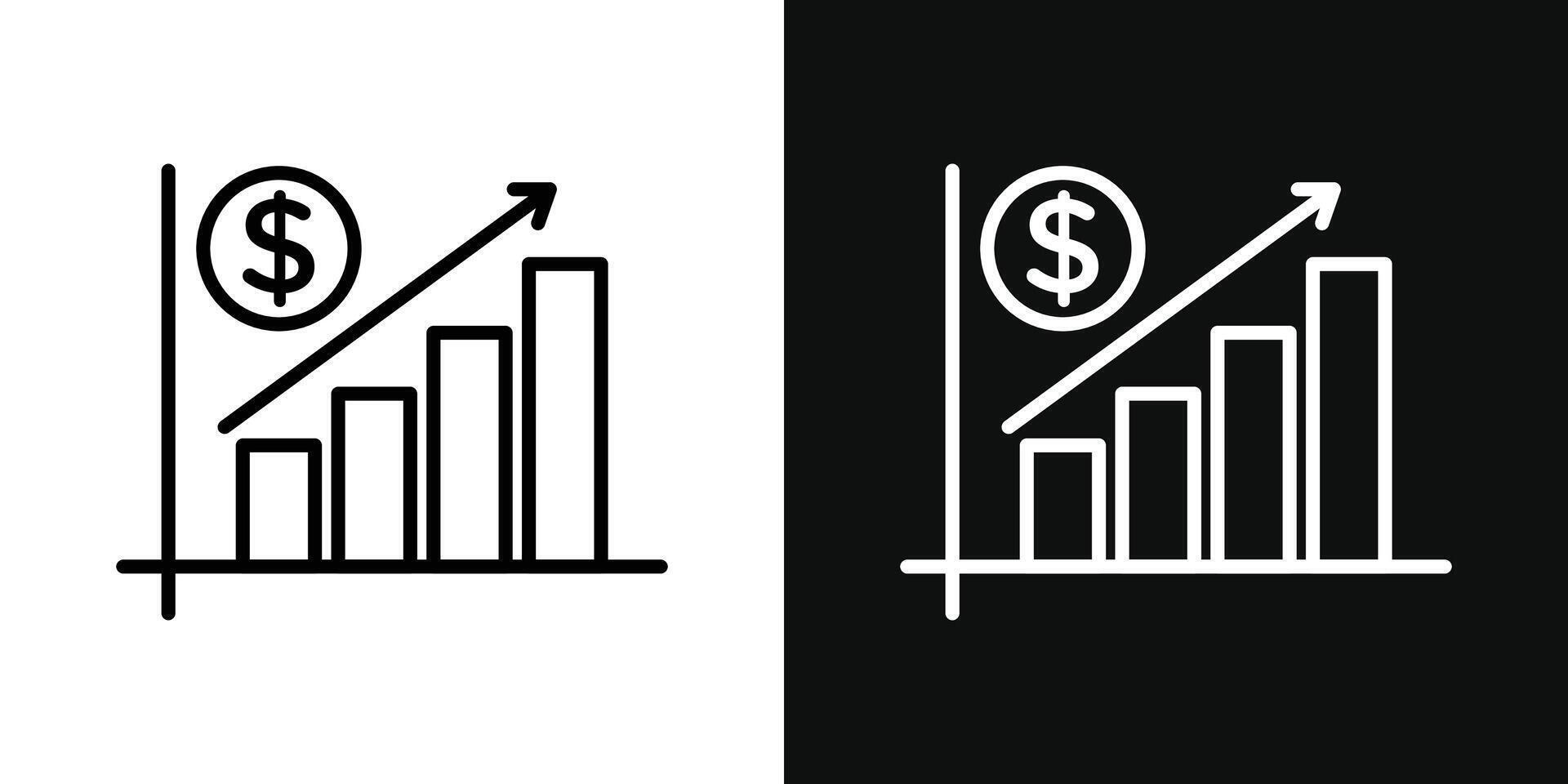 Investition Wachstum Symbol vektor