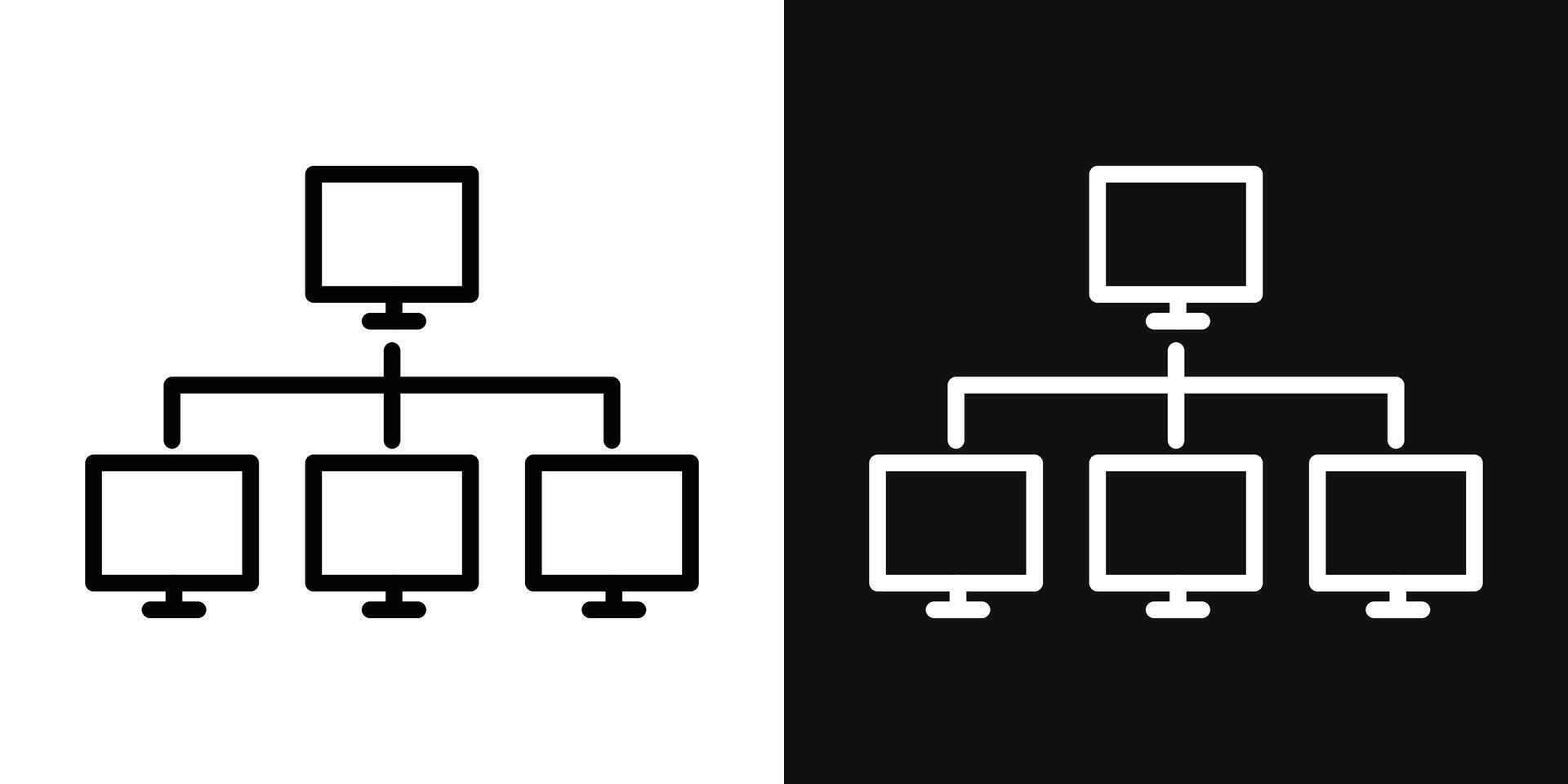 Computernetzwerk-Symbol vektor